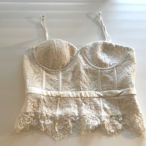 White Corset Top